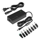 Gonine 12V 5A Power Supply Adapter for 12 Volt LED Light Strips LCD Monitor CCTV Camera Security System Router. AC 100-240V to DC 12V 60W Converter Cord with 8 Tips.