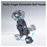 SmallRig Camera Magic Arm, Flexible Articulating Arm with 14 Screws, Field Monitor Mount with Dual Ballhead, Aluminum