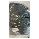 Honeydak Ribbed Rabbit Fur Stuffed Animal Storage Bean Bag Chair Cover (No Filler) Comfy Bean Bag Cover Without Filling or Home Bedroom Decor Organizing Plush Doll Textile Holder(Dark Gray,L)