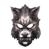 NewL Halloween 3D Wolf Animal Face Mask Masquerade Party Cosplay Costume for Women and Men