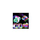 Mikulala 24Pcs Glow in the Dark Party Supplies for KidsAdults, Flashing Light up Toys LED Bracelets Christmas Glow Sticks, Mardi Gras Party Favors Carnival Birthday Concert Gifts Accessory
