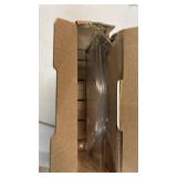 ORGANTEAM Wedding Table Numbers 16-20, Acrylic Arch Signs with Natural Wood Stands Holders, Rustic Table Decor for Reception and Parties (Frosted White)