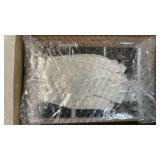 LANSCOERY Acrylic Display Case, Assemble Showcase Display Box for Collectibles, with Dustproof and Seamless Display Design, 6x6x10inch White Base