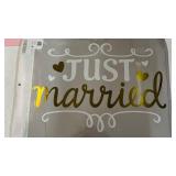 Marriage Stickers Bulk Lot