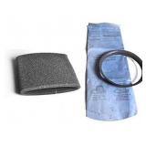 MaxLLTo 3 Pack Replacement 901-07 905-85 9010700 9058500 901-07-00 Vacuum Bags With Filter and Ring for Shop-Vac QS60A QS30A QS20A QPV10.5B QPV10.5 QPS20 5015 3332.5A 3150 2015A 2010 2010A 2015