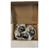 PlusRoc 4 Pack Anti-Rust Wheels Stainless Steel Self Adhesive Caster Wheels for Kitchen Appliance Rollers Sliders Mop Bucket, Load Capacity 28LBS Per Wheel for Furniture