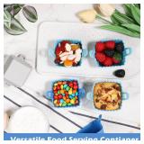 Koluti Reusable Silicone Baking Cups Set of 12, Nonstick Muffin Cupcakes Mold with Double Handle, BPA Free, Mini Square Air Fryer Cupcake Liners, 3 Colors