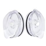 2 Pack Replacement Lids for 40 oz Tumblers, Dustproof Spillproof Lids for Tumbler?Compatible with 40 oz YETI, Ozark Trail, Style?and More Coffee Mugs?(White)