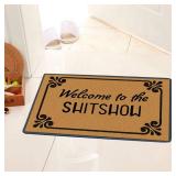 Welcome to Doormat Entrance Floor Mat Funny Doormat Door Mat Decorative Indoor Outdoor Doormat 23.6 15.7 inch Machine Washable