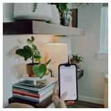 Feit Electric A1960CL927CAFILAG 60 Watt Equivalent WiFi Dimmable, No Hub Required, Alexa or Google Assistant, Filament A19 LED Smart Light Bulb, 4\ H x 2.25\in D, 2700K Soft Whitein