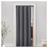PANELSBURG 80 Inch Curtains for Sliding Glass Door,52 in Wide x 80 in Long Blackout Sliding Door Blinds for Doorway Closet Pantry Cabinet Bedroom