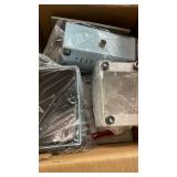 PlanetFlame Hat Press, Mini Hat Press Heat Machine for Caps Hats with 5.4\ * 3.1\in Curved Teflon Coated Heat Plate and Safety Base for Heat Transfer Vinyl, Sublimation and DIY Projects, Blue Whitein