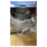 HBlife Cake Stand with Acrylic Dome Cover (12.2\), Multifunctional Serving Cookie Platter Punch Bowl and Cake Plate for Dessert Table Display for Parties (6 Uses)in