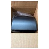 4 Inch Dryer Vent Cover Outside, HG Power Metal Exterior Vent Cover with Removable Screen and Cushioned Non-Return Flap, Air Wall Vent for House, Range Hood, AC, Opening Diameter: 3.81\ Blackin