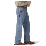 Wrangler Riggs Workwear mens Ripstop Carpenter jeans, Vintage Indigo, 34W x 32L US
