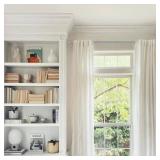 GXOACKJ Curtain Rods for windows 32-62 inch, 58 inch Decorative Silver Splicing Heavy Duty Metal Curtain Rod set with Brackets