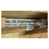 GXOACKJ Curtain Rods for windows 32-62 inch, 58 inch Decorative Silver Splicing Heavy Duty Metal Curtain Rod set with Brackets