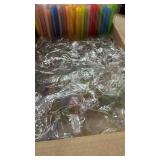 Gerrii 1000 Pcs Multicolored Individually Wrapped Straws Extra Long 6 mm Plastic Drinking Straws Disposable for Party Restaurant Home Milkshakes Coffee Juice Beverage Smoothie (10)