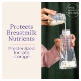 Lansinoh Breastmilk Storage Bags, 200 Count Value Pack, Baby Essentials, Fast Freeze and Thaw Breast Milk Bags for Baby Bottle Feeding, Superior Strength and Stretch, 6 Ounce
