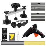 Super PDR Dent Puller Kit, Car Dent Removal Kit with Bridge Puller, Small Dent Puller for Auto Dent Removal, Small Dents, Door Dings and Hail Damage