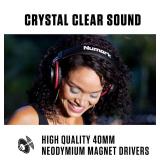 Numark HF175 - DJ Headphones with Closed Back Over Ear Design, 40mm Drivers, Comfortable Ear Pads for Mixing and DJ Monitoring, 3m Cable Included , Black
