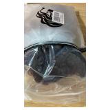 Aisaide High Puff Afro Ponytail Drawstring,Short Red Curly Ponytail Extension,Mohawk Kinky Synthetic Hair Bun with Bangs,Wrap Updo Clip in Hair Extensions with Six Clips and Two Comb(1BBUG)