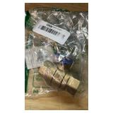 Midline Valve 627T256-NL Premium Full Port Ball Valve with Drain, Brass, 34 in. FIP x 34 in. FIP