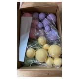 ASTARON 32 Pcs Ball Cake Topper Decorations Mini Balloons Cake Topper Sticks Foam Balls Cake Picks Cake Topper Balls Cake Decorations for Wedding Party Birthday Cake Toppers (Colorful)