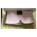 Sleep Mask Bluetooth 5.4 Headphones Soft Wireless Headband Eye Mask Blackout with Microphone (Pink)