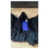 Floerns Womenfts Maternity Long Sleeve Square Neck Tie Front Bodycon Pencil Dress Black size small