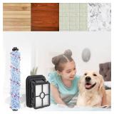 2PC Vacuum Brush Rolls 1868 Multi-Surface and 2PC 1866 Replacement Vacuum Filters, Compatible with Bissell CrossWave 2306A 1785A 3888A Vacuum Cleaner, Compare to Part 1608683, 160-8683, 1608684