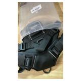 BRKURLEG Dog Harness,Dog Vest with Handle, No Pull Pet Vest Harness with Pocket and Easy Control for Training Walking Hiking, Adjustable and Reflective, Black, L