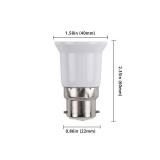 YiLighting - B22 to E26E27 Two-Pin Socket to Standard Socket Edison Light Bulb Adapter Converter for LED Halogen CFL Light Lamp (2 Pack)
