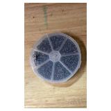 Mr. Pen- Open Jump Rings and Lobster Clasps, 1014 pcs, 6 Sizes, Black, Open Jump Rings for Jewelry Making, Jump Rings and Lobster Clasps, Jewelry Jump Rings, O Rings for Jewelry Making