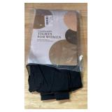 Buauty 2 Pairs Sheer Black Tights for Women -20D High Waist womenfts Pantyhose,Plus Size Nylon Stockings