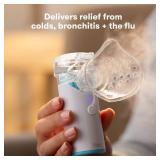 Frida Baby Nebulizer for Babies, Portable Nebulizer for Kids, Babies, Infants and Adults, Ultra-Quiet Handheld Nebulizer with Mask + Diffuser, Congestion + Flu Relief