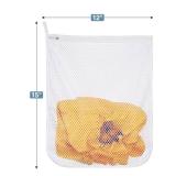 3 pcs Durable Honeycomb Mesh Laundry Bags for Delicates 12\ x 15\in (3 Medium)in