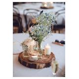 Babyfts Breath Artificial Flowers Bulk 10 Pack (30pcs) Faux Baby Breath Plastic Flower Fake Gypsophila Flower Arrangement for Crafts Fake Flowers Bouquet for Wedding Centerpieces Blue Baby Breath