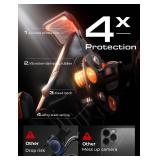 LISEN for iPhone 17 Bike Phone Holder Mount, Compatible with Large Phone ? Anti-Navigation Shaking, Bicycle Phone Holder Handlebar Cell Phone Clamp for iPhone 17 Air Pro Max 15 14 13 Samsung