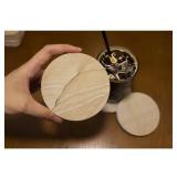 Fansch Sandstone Absorbent Coasters Multicolor All Natural Sandstone - Durable Stone with Varying Patterns, Every Coaster is an Original 4 inch (Round, 10)