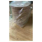 Fansch Sandstone Absorbent Coasters Multicolor All Natural Sandstone - Durable Stone with Varying Patterns, Every Coaster is an Original 4 inch (Round, 10)