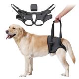 HEYWEAN Dog Sling for Large Dogs Hind Leg Support Harness Ideal for Elderly Injured Arthritic Dogs Provides Rehabilitation Aid for Weak Back Legs Comfortable and Durable Design (used)