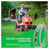 BlueStars GX20006 UC30568 Mower Drive Belt - for John Deere 105 115 125 135 145 D110 D120 D125 D130 D140 D150 D155 D160 D170 L105 L107 L108 L110 L111 L118 L120 L130 Lawn Mower | Aramid Cord | 89 in