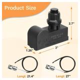 BQMAX DHLG-12 Grill Igniter for Charbroil Igniter Replacement, G470-5503-W1 Ignition with Wires for Charbroil Grill Ignitor Replacement, 2 Outlets Electronic Ignition Module