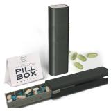 Mimi Medcessories - Pretty Pill Box Set - Stylish and Compact Daily Pill Organizer, Medication Pill Case, Pill Container for Vitamin Management, Pill Holder, Travel Essentials for Women and Men - Stee