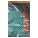 COOSKY Travel Hanging Toiletry Bag for Women, Cruise Ship Essentials, with Jewelry Organizer, Extra Large Makeup Dopp Kit, Waterproof Cosmetic Bags, Toiletries Kit Set with Trolley Belt, Blue