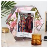 9 Inch Large Silicone Molds for Resin Casting - Upgraded Hexagon Shapes for Flowers Preservation, Books Desktop Organizer, Gift and Home Decors