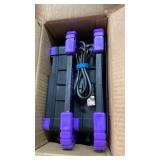 Rechargeable Black Light, Battery Powered Blacklight, Cordless 395nm Ultraviolet Flood Light for Neon Glow Party,Halloween,Body Painting,2 Packs