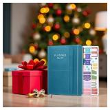 2026-2027 Planner - Weekly and Monthly Planner Runs from January 2026 to June 2027, 5.8\ x 8.25\in, 18 Month Planners, 14 Notes Pages, Inner Pocket, PU Leather Hard Cover, Teal Monthly Planners 2026-2