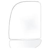 SCITOO Side Mirror Glass Replacement Fits for 1999-2016 For Ford F-250 F-350 F-450 F-550 Super Duty 2000-2005 For Ford Excursion, Left Side Upper and Lower Mirror Glass